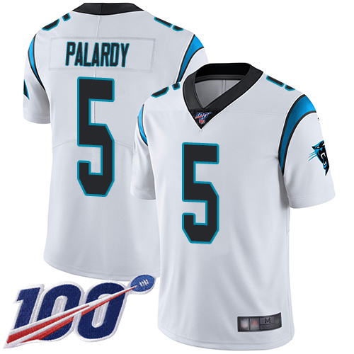 Carolina Panthers Limited White Youth Michael Palardy Road Jersey NFL Football #5 100th Season Vapor Untouchable->women nfl jersey->Women Jersey